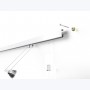 Cimaises Multirail Eclairage - KIT Complet 2 Lampes 200cm Blanc